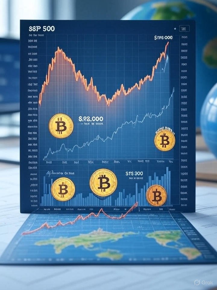 Bitcoin Alcanza un Nuevo Máximo Histórico en $125,000: Análisis de sus Rendimientos Históricos en los Últimos 5 Años Comparados con el S&P 500
